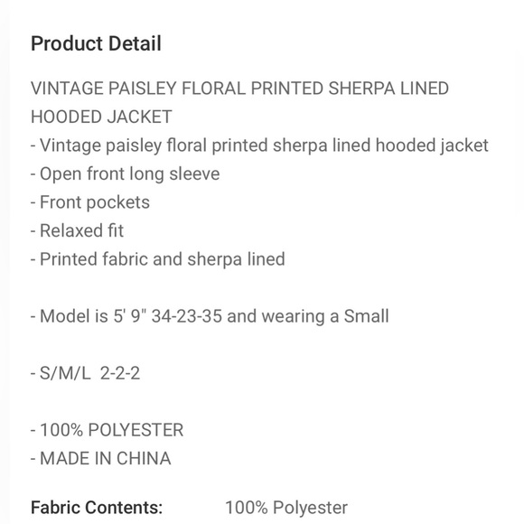 Print hooded jacket - Picture 3 of 3